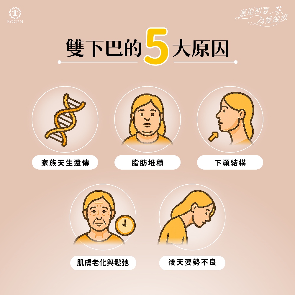 雙下巴原因,雙下巴,博恩妍