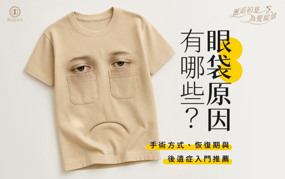 眼袋原因有哪些？手術方式、恢復期與後遺症入門推薦,博恩妍