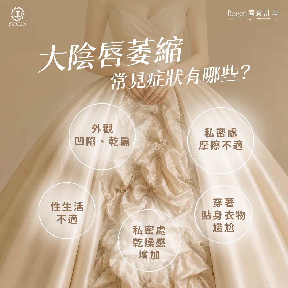 大陰唇萎縮常見症狀,博恩妍