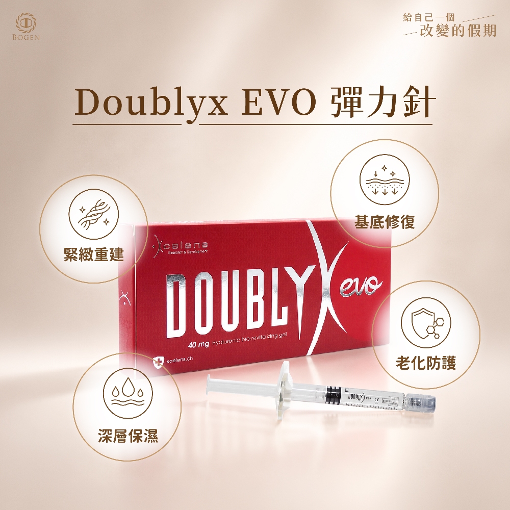 Doublyx EVO彈力針,Doublyx EVO愛膚倍增凝膠玻尿酸,博恩妍
